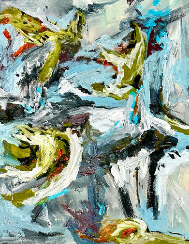 Are Those For Me Abstract painting